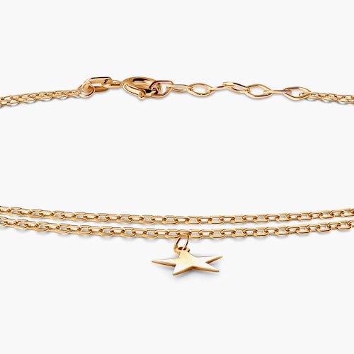 Bransoletka gwiazdki Savicki: złota 585